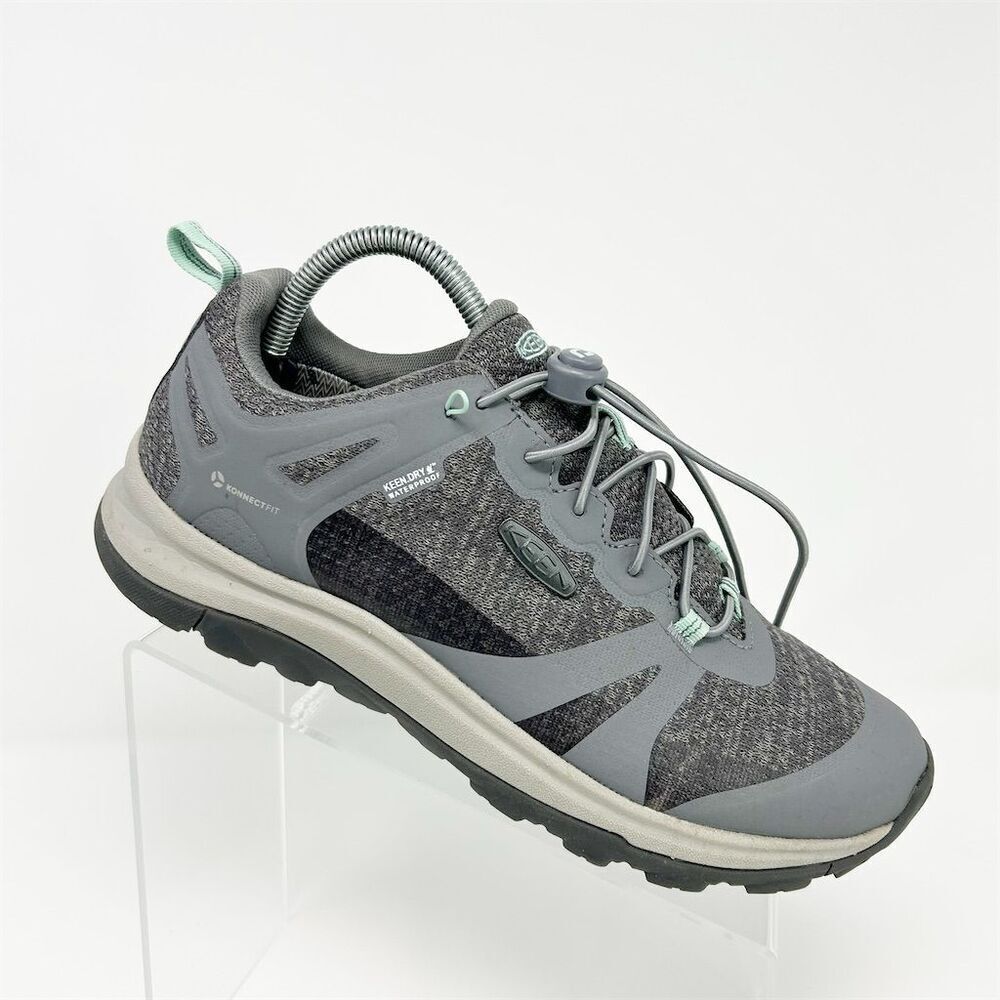 KEEN Terradora 2 Waterproof Gray Low Hiking Shoes Size 9.5 Comfort Outdoors